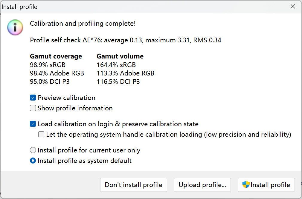 PA279CRV校正后的色彩表现